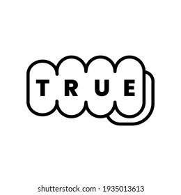 line art icon hand clenched, pictogram simple symbol tattooed on finger