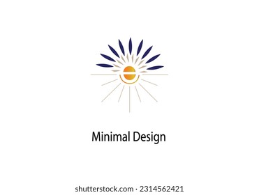 A line art icon logo, A creative abstract icon logo design,	
