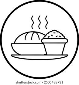 line art icon symbol vector black and white