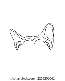 Line Art Illustration, EAYR, Kratzer, Zeichnung, Hund, Siegerdatei.