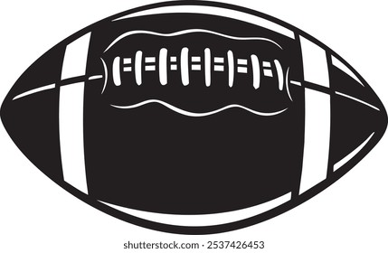 Line Art Illustration of a Football