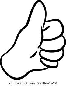 line art illustration little baby hands