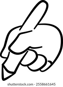 line art illustration little baby hands