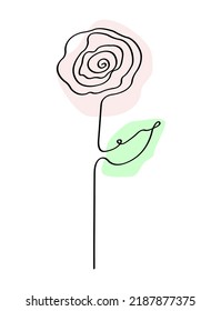 Line art illustration of a rosette on a white background