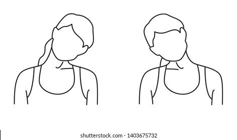 1,970 Neck Exercise Vector Images, Stock Photos & Vectors 