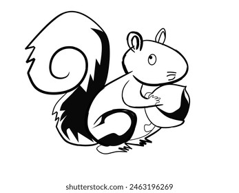 line art image of a rabbit