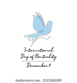 line art of International Day of Neutrality good for International Day of Neutrality celebrate. line art.