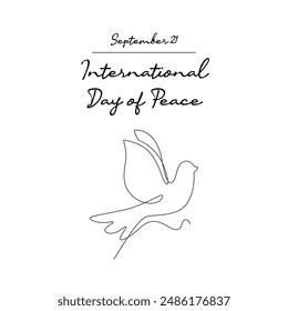 line art of International Day of Peace good for International Day of Peace celebrate. line art.
