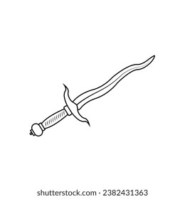 The Line Art of Java's Dagger