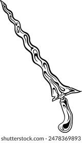 Vector de ilustración de arte lineal