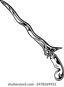 Vector de ilustración de arte lineal