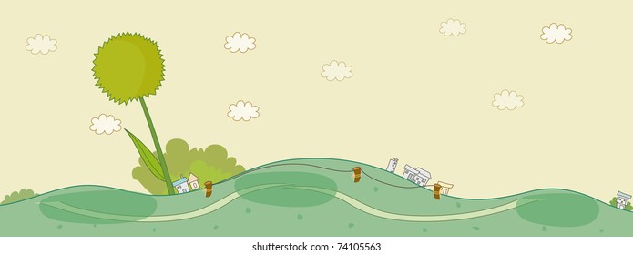 Line Art Landscape