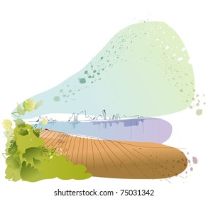 Line Art Landscape