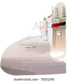 Line Art Landscape