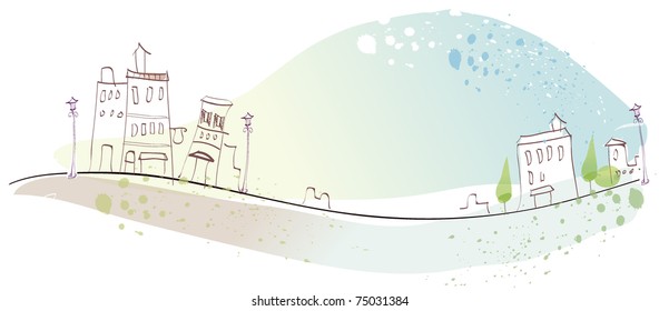 Line Art Landscape