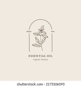 Line Art Lemon Verbena Logo