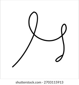 A line art letter M vector features a minimalist and elegant design formed entirely with clean lines. This modern typographic style emphasizes simplicity, geometry, and sophistication. Ideal for logos
