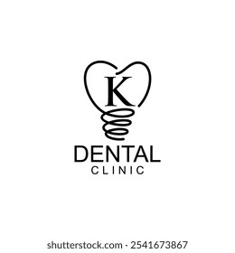 LETRA DA ARTE DA LINHA Dentes Logo; Moderno, único, simples e técnico logotipo de dente lettermark para dentista, ortodontia e marca de pasta de dente. Transmite serviços elegantes, decolados, estilosos e profissionais.