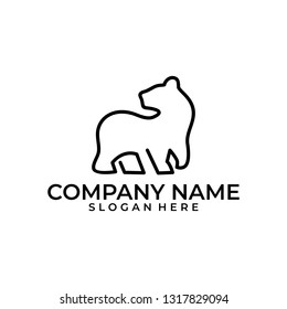 line art lion design illustration vector template. Suitable for Creative Industry, Multimedia, entertainment, Educations, Shop, and any related business