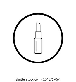 line art lipstick icon beauty