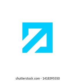 Line art logo design concept