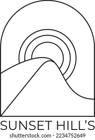 Ilustración del logotipo de la línea de arte diseño vectorial con un concepto minimalista para la marca de tu empresa, logotipo de la empresa, diseño de elementos de medios sociales, etc.