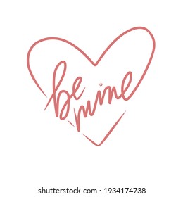 line art love words for valentine's day, greeting cards