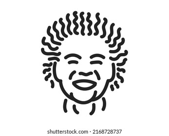 Line art man silhouette vector background. Female faces in modern simple linear style. male boho design. Beauty and fashion collection concept.