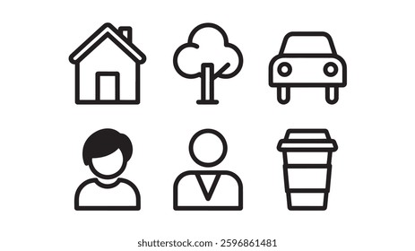 line art Mega icon white background
