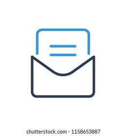 Line Art. message and email vector