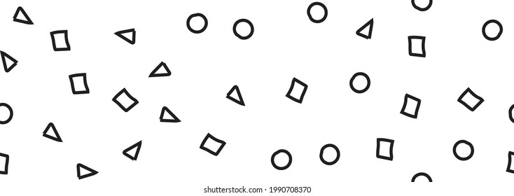 Line Art Minimal Texture. Pop Graphic Texture. Retro Monochrome Wallpaper Cloth. Vector Set Scribble Decoration Line Abstract Sketch. Cross Geometric Style. Line Seamless Repeat. Fabric Form Ornament.