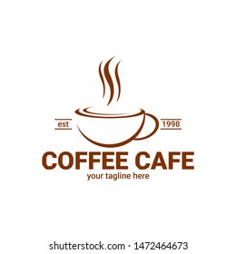 Line Art Modern Logo Coffee Shop Stock Vector (Royalty Free) 1472464673 ...