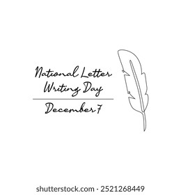 line art of National Letter Writing Day good for National Letter Writing Day celebrate. line art.