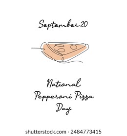 Arte en línea del Día Nacional de la Pizza Pepperoni bueno para celebrar el Día Nacional de la Pizza Pepperoni.