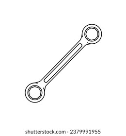 The Line Art of Offset Rings Spanner