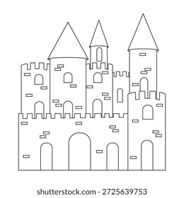 The Line Art of Old Castle