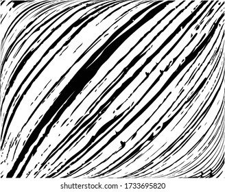  Line art optical art. Psychedelic background. Monochrome background. Optical illusion style. Black dark background. Modern pattern. Abstract graphic texture. Graphic ornament. Vector template