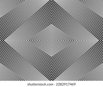Line art optical .Wave design black and white. Digital image with a psychedelic stripes. Argent base for website, print, basis for banners, wallpapers, business cards, brochure, banner