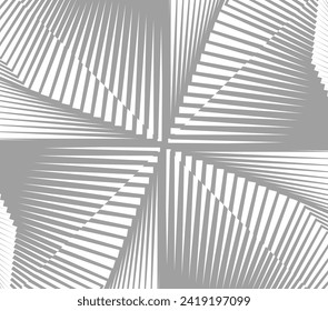  Line art optical .Wave design black and white. Digital image with a psychedelic stripes. Argent base for website, print, basis for banners, wallpapers, business cards, brochure, banner 