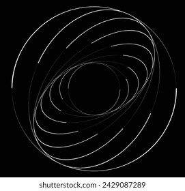 Line art optical .Wave design black and white. Digital image with a psychedelic stripes. Argent base for website, print, basis for banners, wallpapers, business cards, brochure, banner