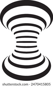 Line art optical .Wave design black and white. Digital image with a psychedelic stripes. Argent base for website, print, basis for banners, wallpapers, business cards, brochure, banner