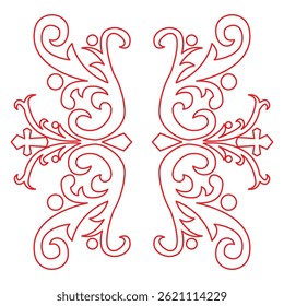 The Line art of Ornate