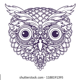 Line Art Owlness.