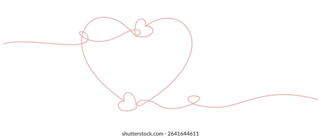line art of a pair of newlyweds with love decorations