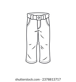 Die Linie Art der Pants