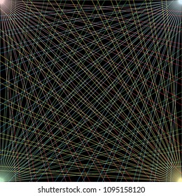 Line art pattern abstract on background
