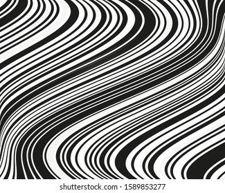 Line art pattern. Banner template. B&w lines in trendy style on white background. Elegant background. Corporate identity branding template. Vector art.