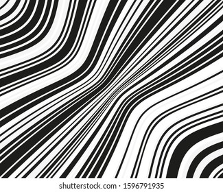 Line art pattern. Banner template. B&w lines in trendy style on white background. Elegant background. Corporate identity branding template. Vector art.