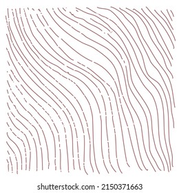 line art pattern image rotating in a semi-circle like a fingerprint