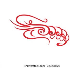 Line Art Prawn